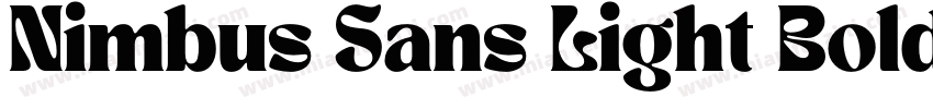 Nimbus Sans Light Bold字体转换